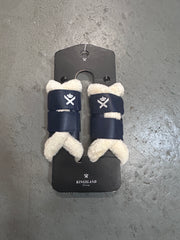 Kingsland Tali Protection Boots Small Navy-Horse Boots-Consignment-Evolution Equestrian Co.