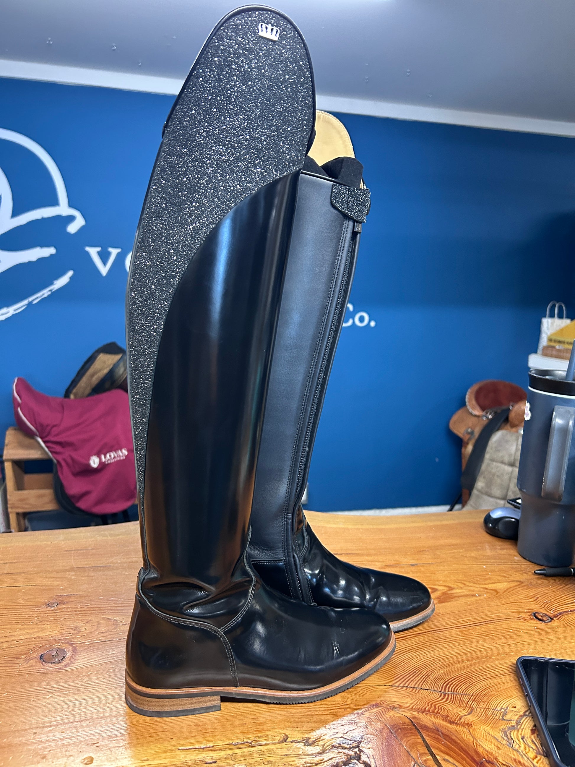 Kingsley Capri Stardust 38 M A M Dress Boots-Riding Boots-Consignment-Evolution Equestrian Co.