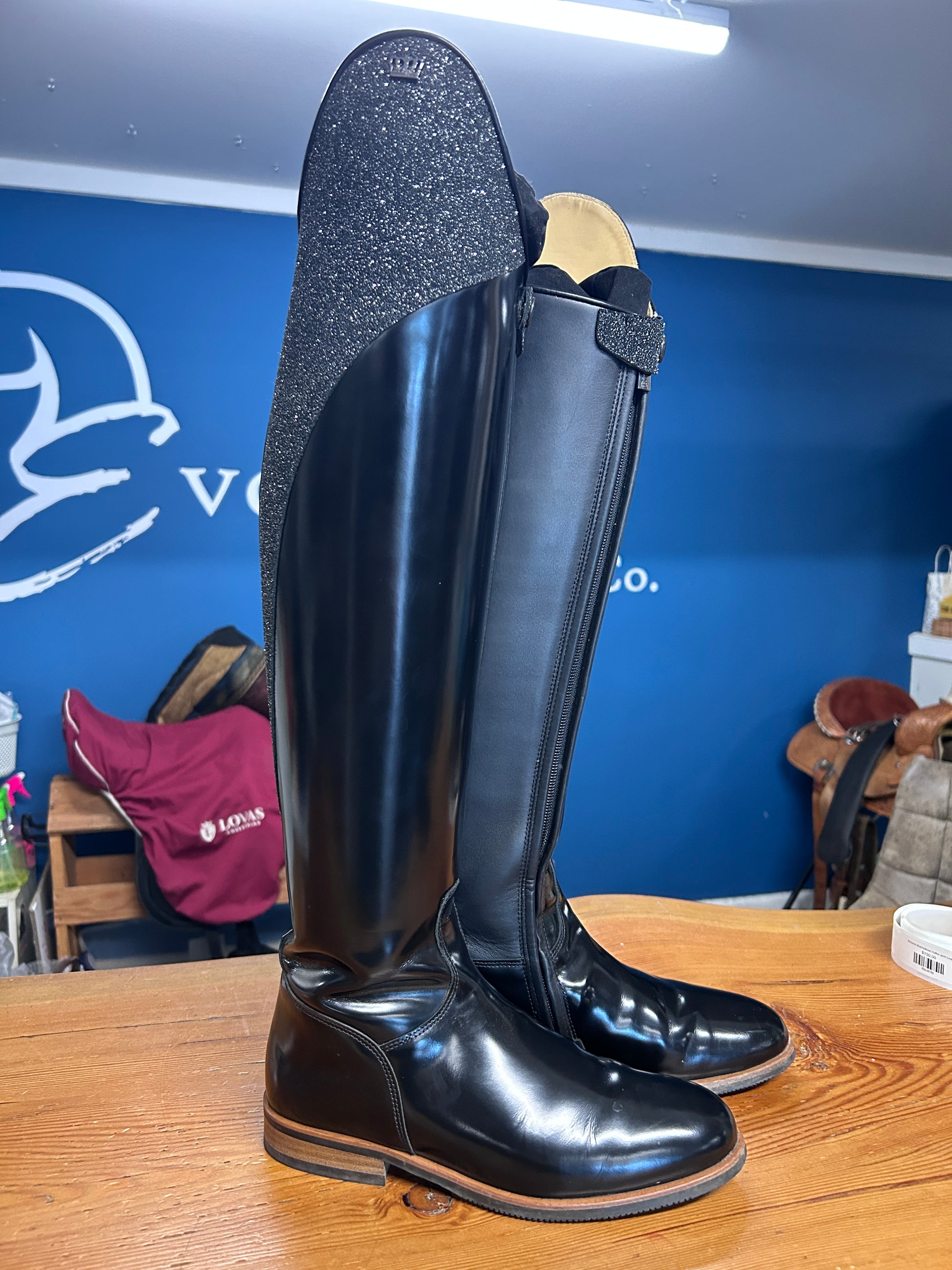 Kingsley Capri Stardust 38 M A M Dress Boots-Riding Boots-Consignment-Evolution Equestrian Co.