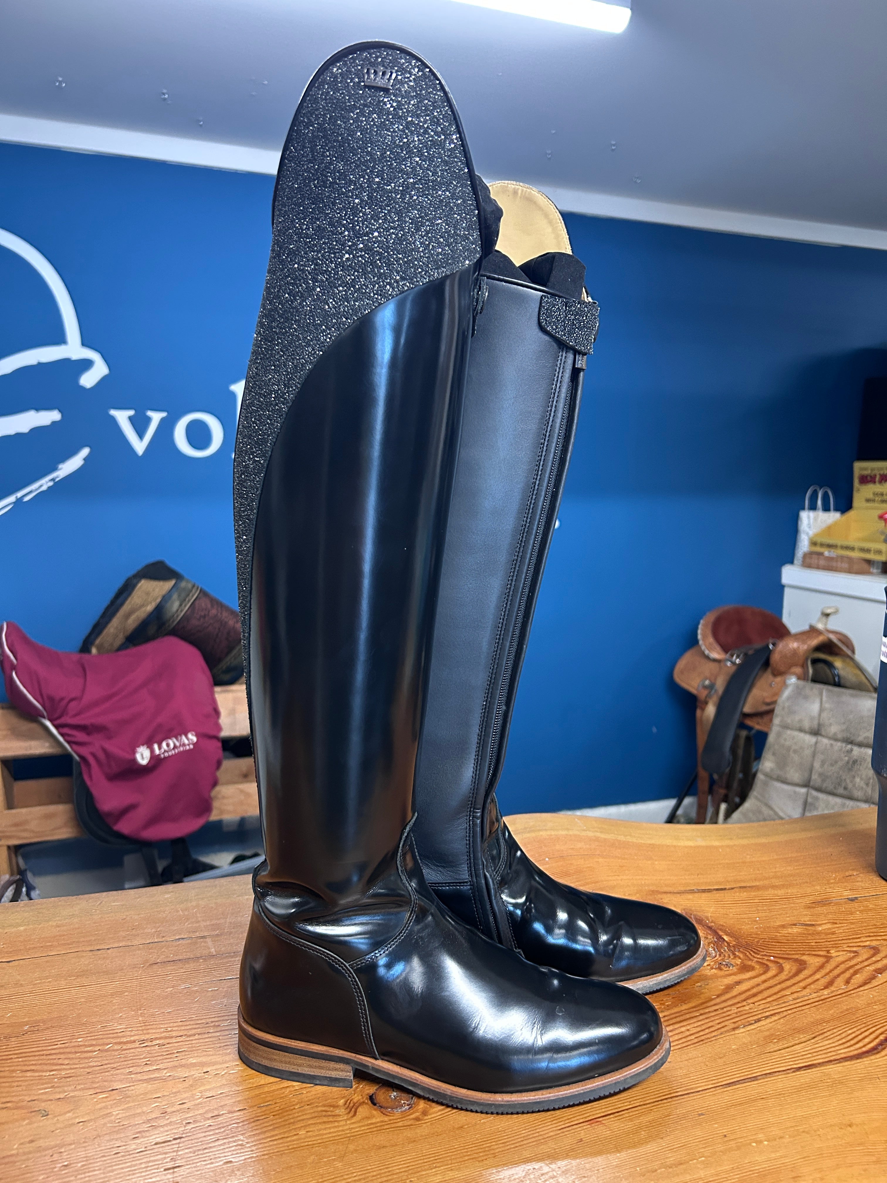 Kingsley Capri Stardust 38 M A M Dress Boots-Riding Boots-Consignment-Evolution Equestrian Co.
