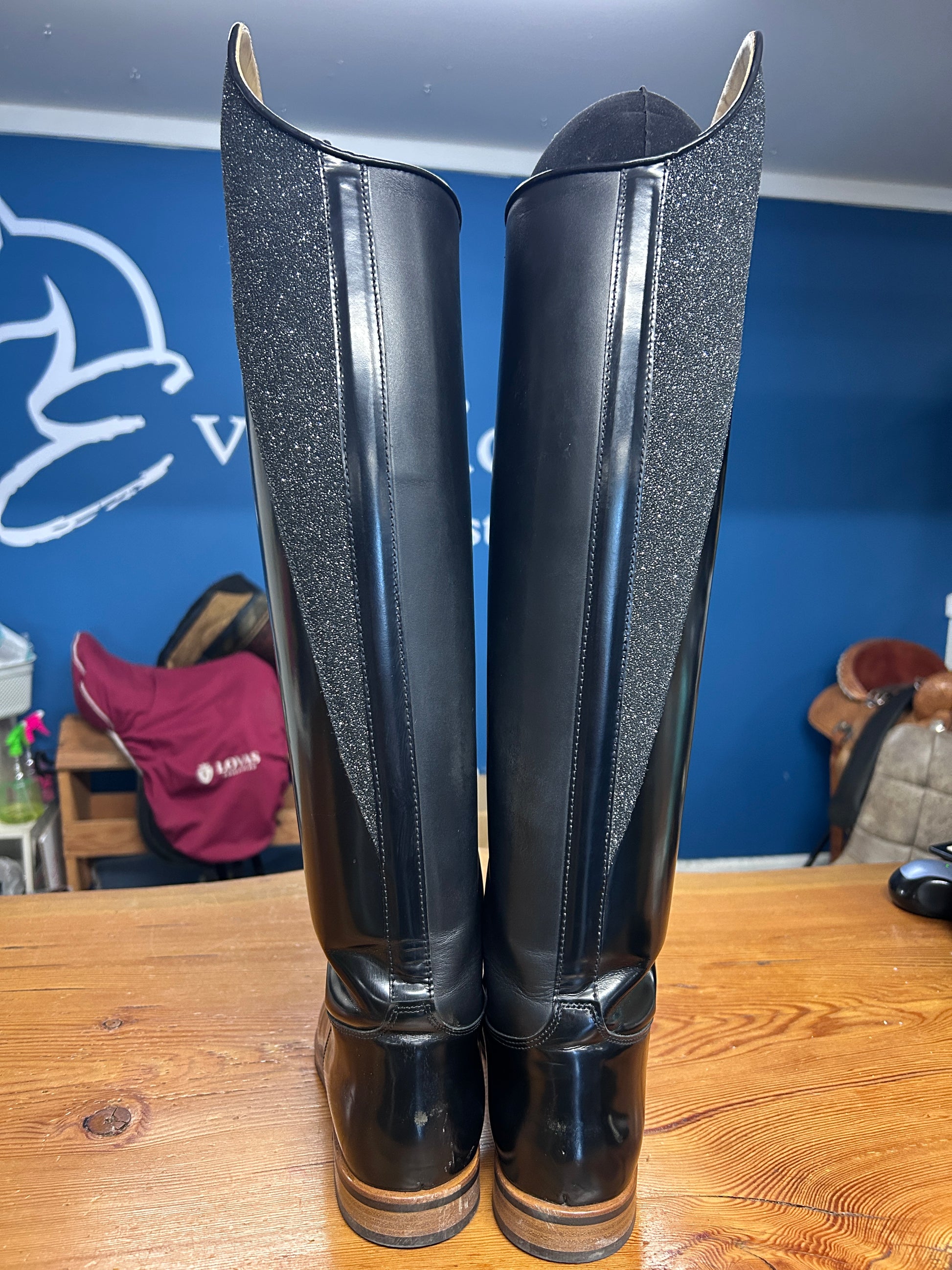 Kingsley Capri Stardust 38 M A M Dress Boots-Riding Boots-Consignment-Evolution Equestrian Co.