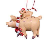 Load image into Gallery viewer, Kurt Adler Santa Pig and Piglet Ornament-Christmas-Can Pro Equestrian Supply-Evolution Equestrian Co.
