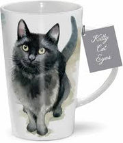 Latte Mug - Black Cat-Mugs-Can Pro Equestrian Supply-Evolution Equestrian Co.