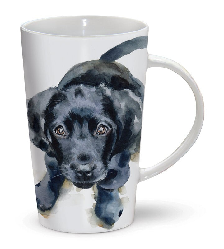 Latte Mug - Black Lab-Mugs-Can Pro Equestrian Supply-Evolution Equestrian Co.