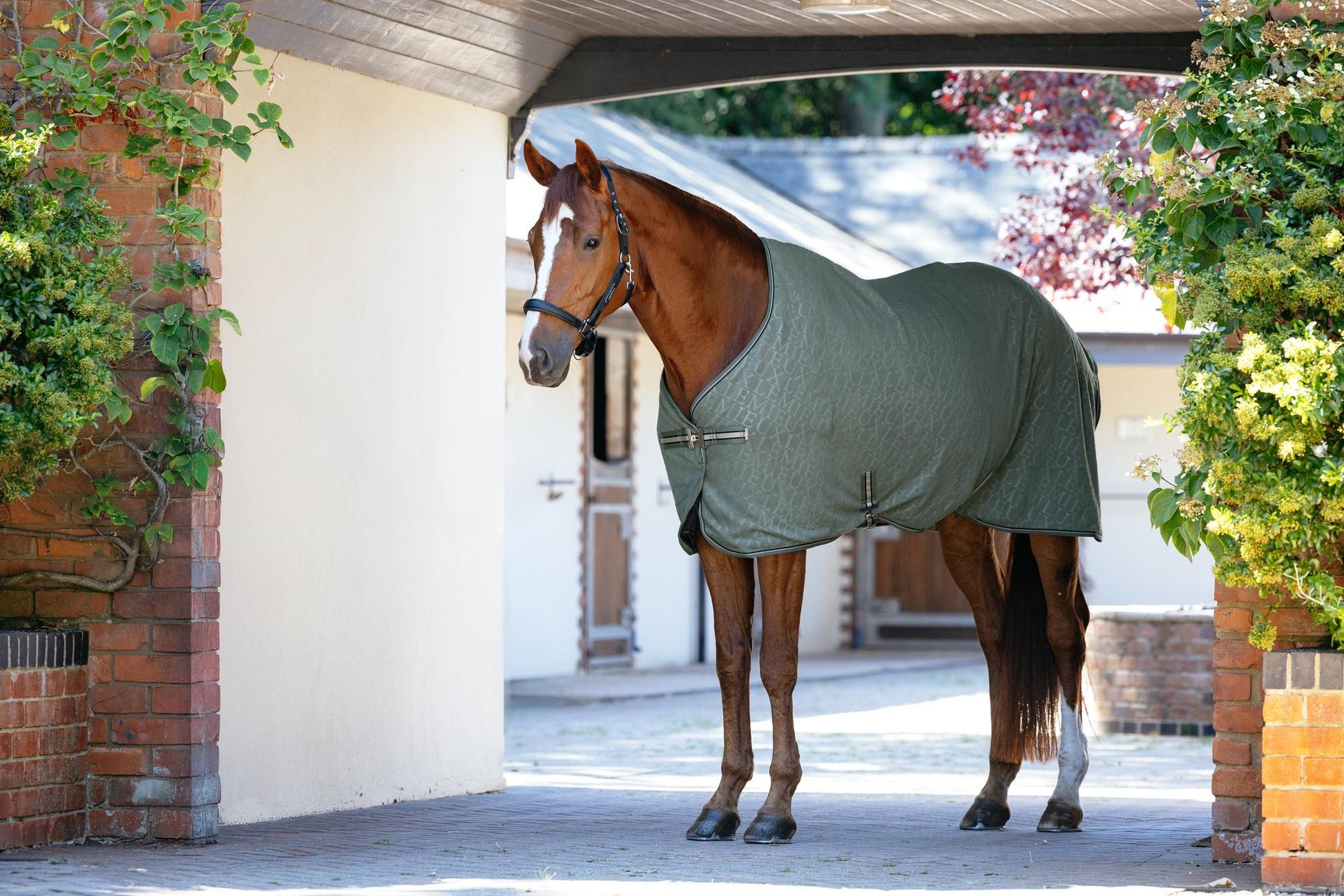 LeMieux Arika Monogram Fleece Rug-Horse Blanket-LeMieux-69" / 5'9"-Evolution Equestrian Co.