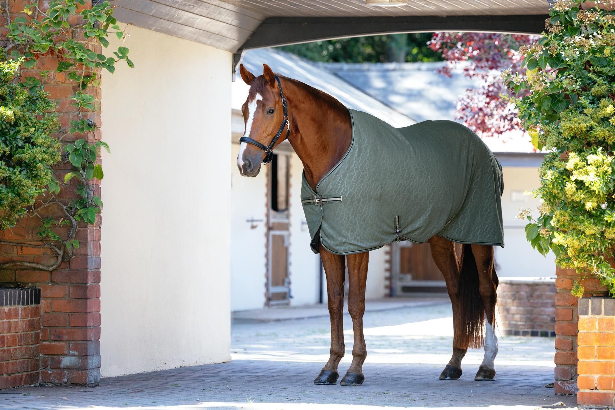 LeMieux Arika Monogram Fleece Rug-Horse Blanket-LeMieux-69" / 5'9"-Evolution Equestrian Co.