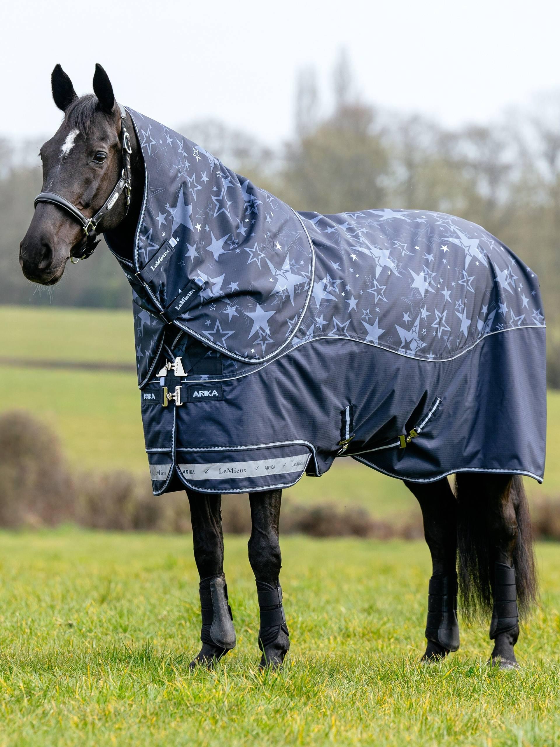 LeMieux Arika Star Turnout Pony Blanket 100g-Horse Blanket-LeMieux-45" / 3'9"-Evolution Equestrian Co.