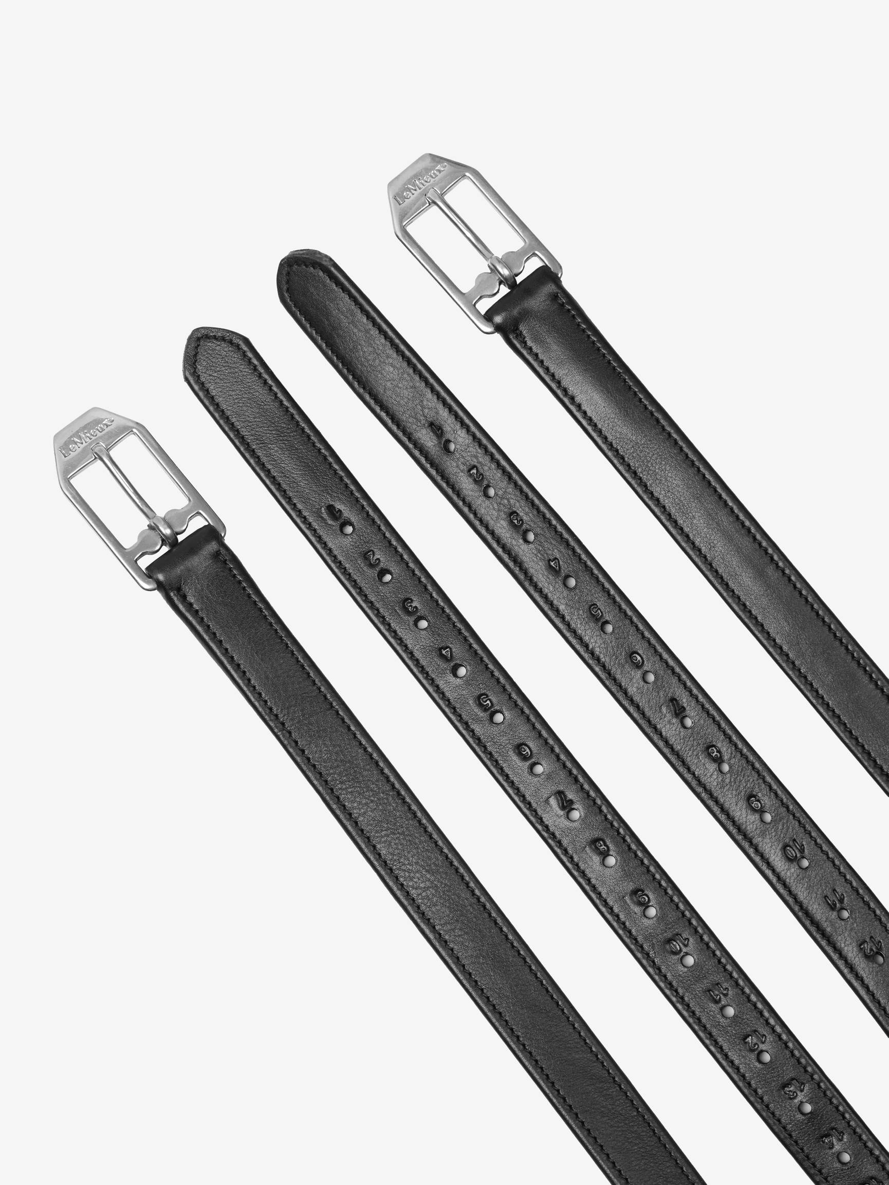 LeMieux Arika Stirrup Leathers-English Tack-LeMieux-130 cm / 51"-Black-Evolution Equestrian Co.