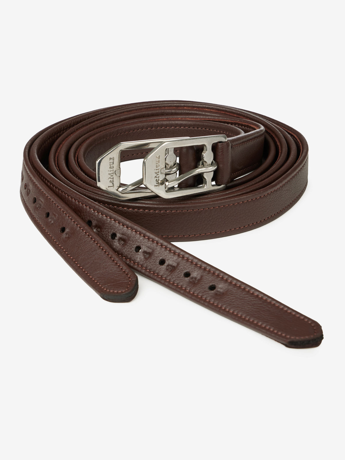 LeMieux Arika Stirrup Leathers-English Tack-LeMieux-130 cm / 51"-Havana-Evolution Equestrian Co.