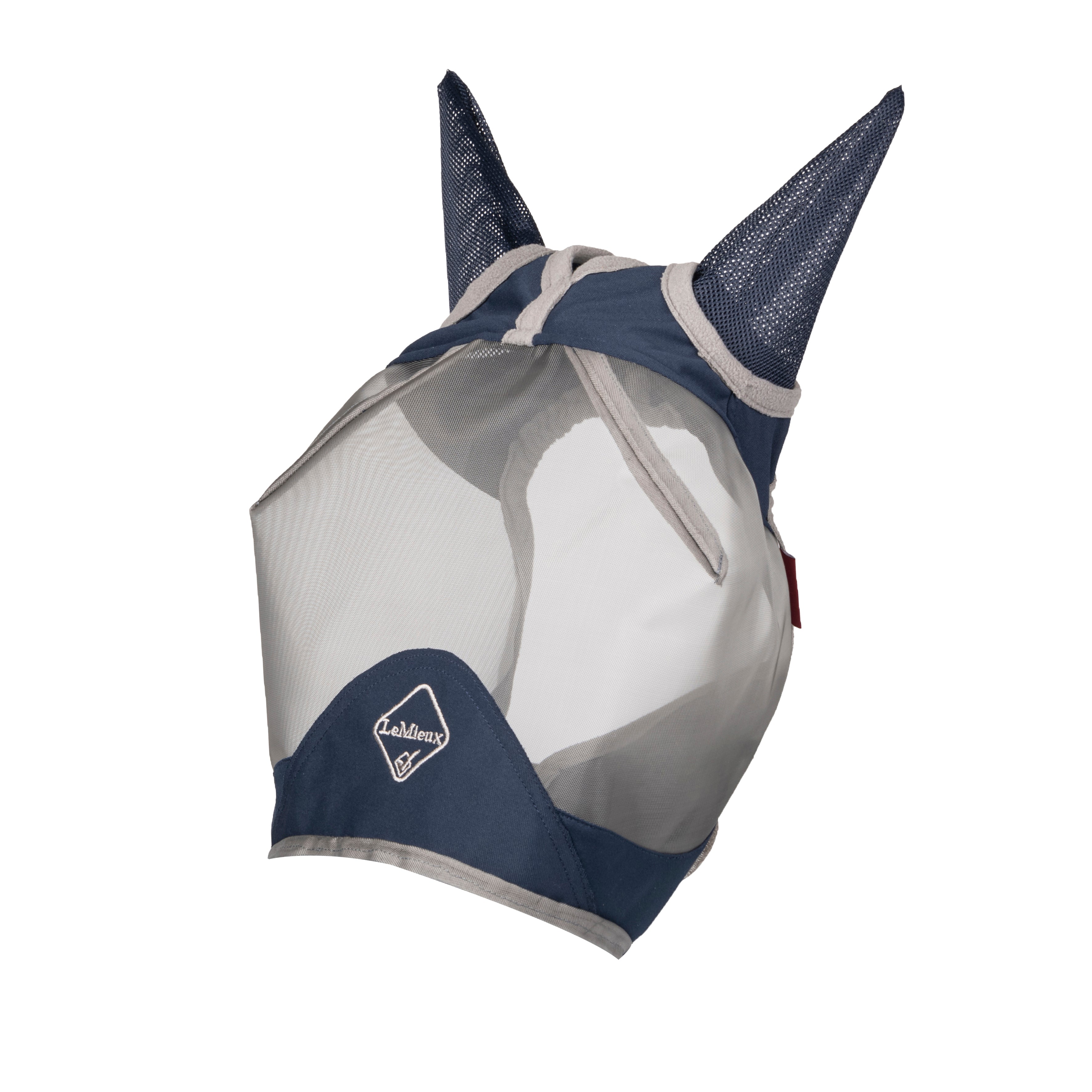 LeMieux Armour Shield Pro Fly Mask with Ears-Fly Mask-LeMieux-X Small (Small Pony)-Navy-Evolution Equestrian Co.