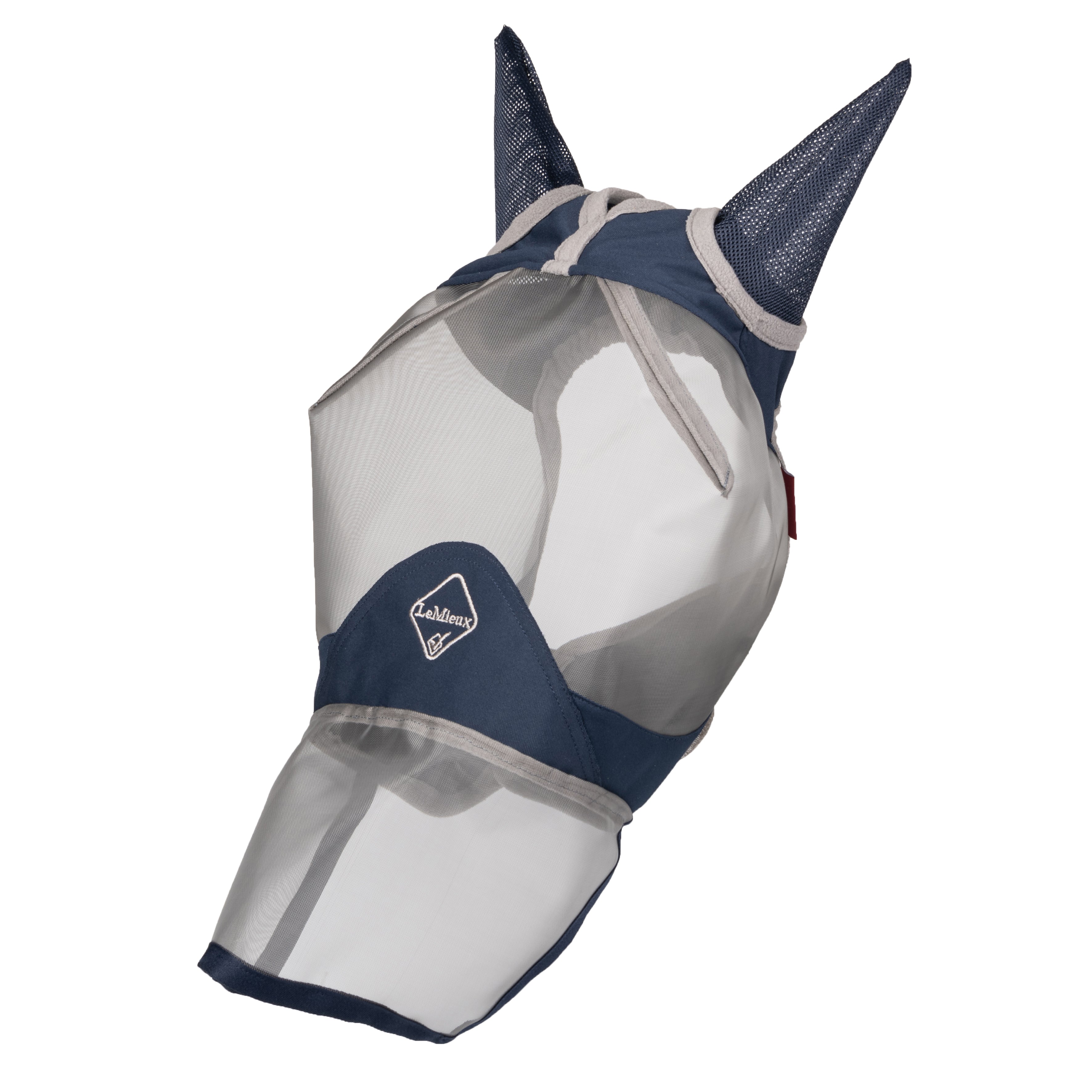 LeMieux Armour Shield Pro Full Fly Mask-Fly Mask-LeMieux-X Small (Small Pony)-Navy-Evolution Equestrian Co.