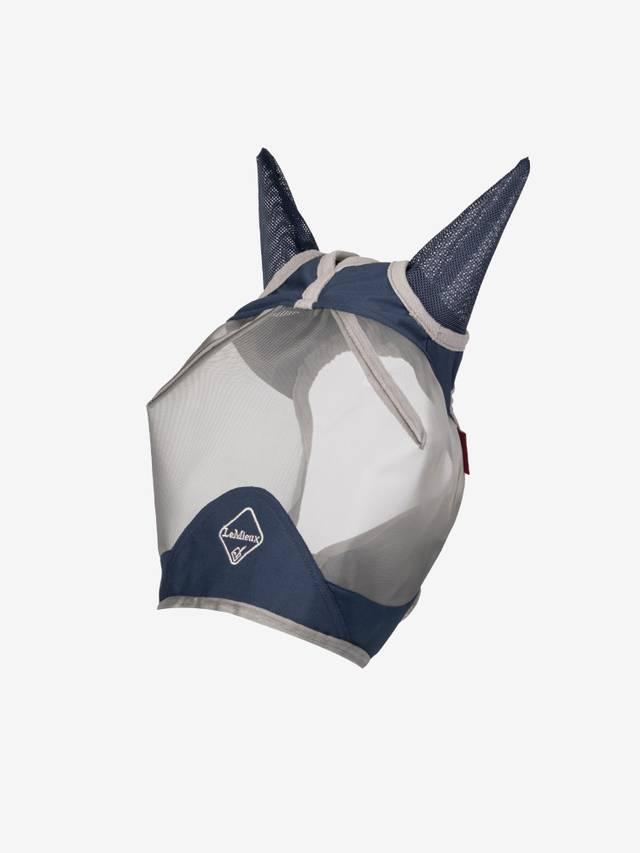 LeMieux Armour Shield Pro Half Fly Mask Navy-Fly Mask-LeMieux-XLarge (Warmblood)-Evolution Equestrian Co.