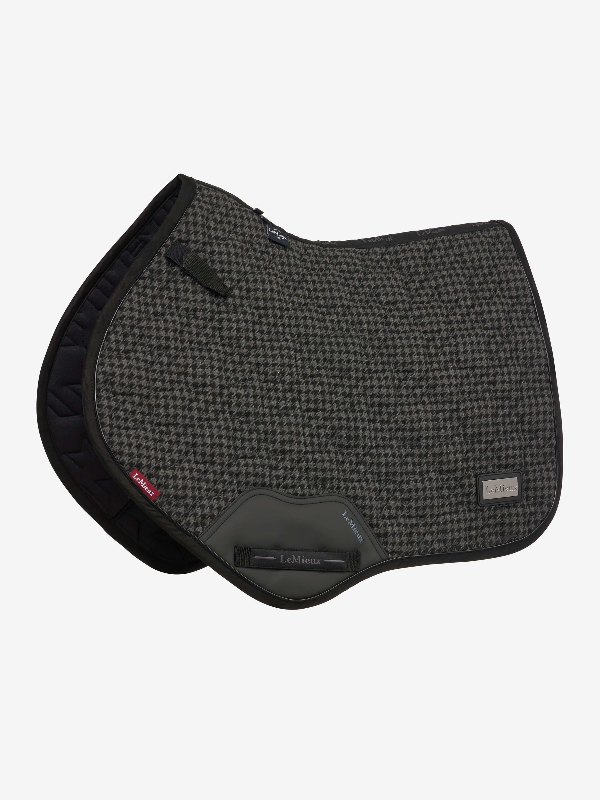 LeMieux Aspen Close Contact Saddle Pad Houndstooth-English Saddle Pad-LeMieux-Evolution Equestrian Co.