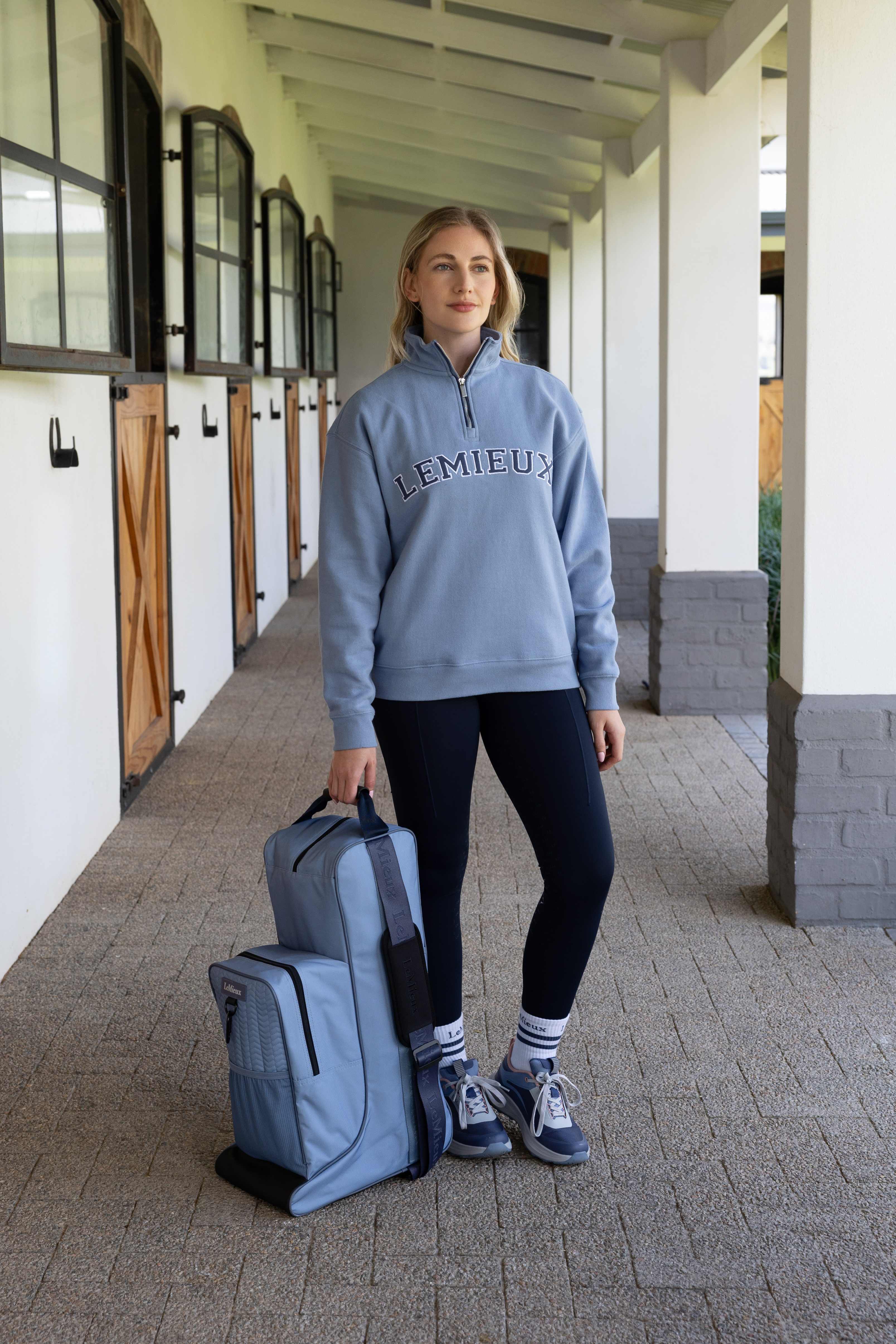 LeMieux Boot & Helmet Bag Powder Blue-For the Rider-LeMieux-Evolution Equestrian Co.