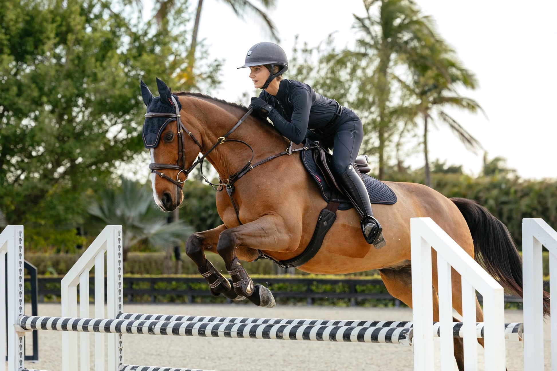 LeMieux Brilliance Close Contact Saddle Pad-English Saddle Pad-LeMieux-White-Evolution Equestrian Co.