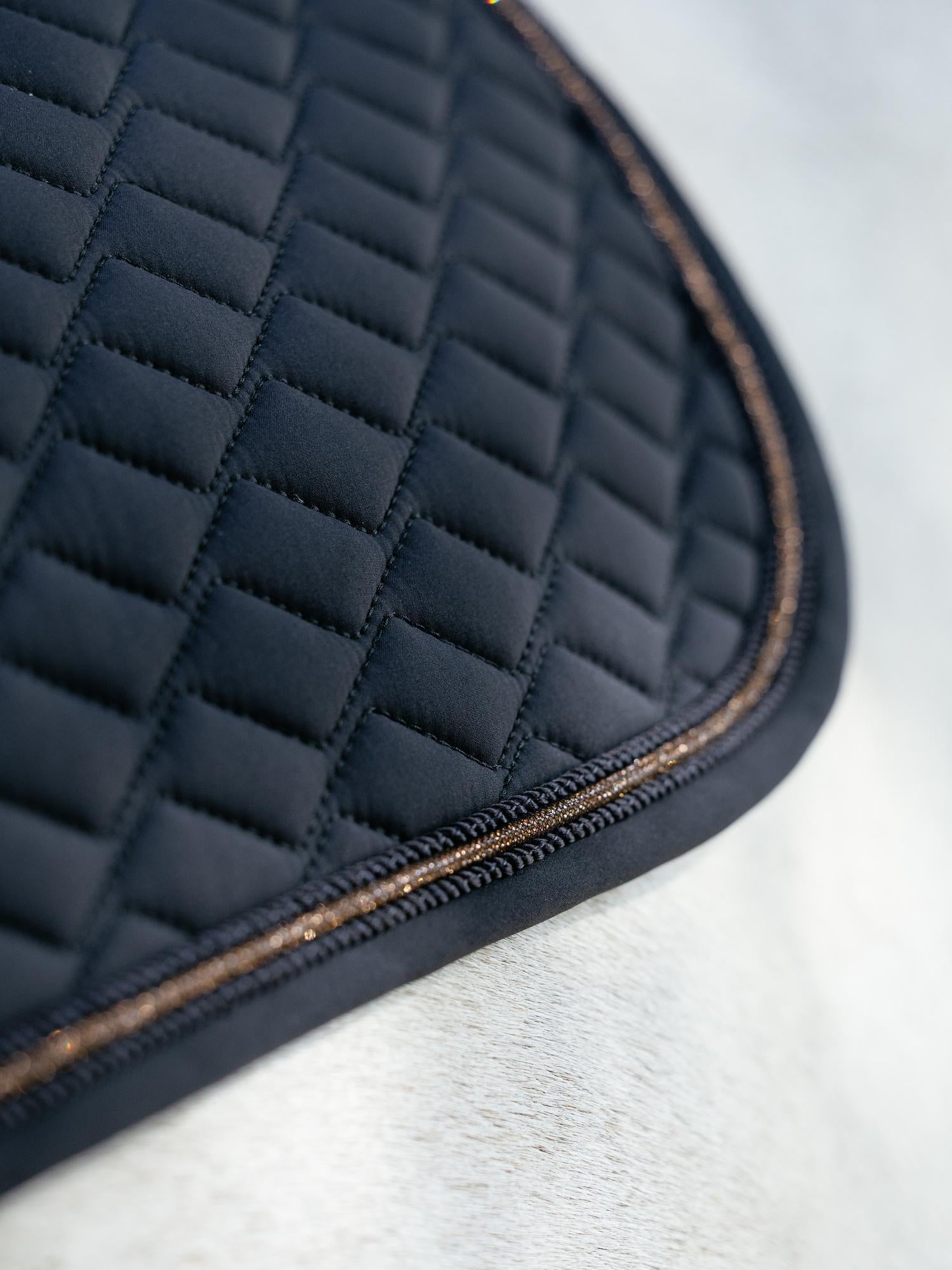 LeMieux Brilliance Close Contact Saddle Pad-English Saddle Pad-LeMieux-White-Evolution Equestrian Co.