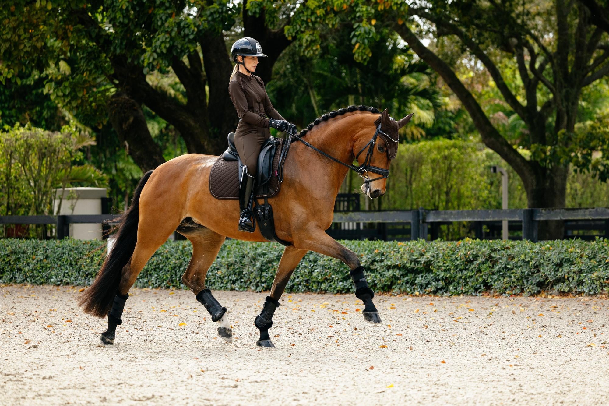 LeMieux Brilliance Dressage Saddle Pad-English Saddle Pad-LeMieux-White-Evolution Equestrian Co.