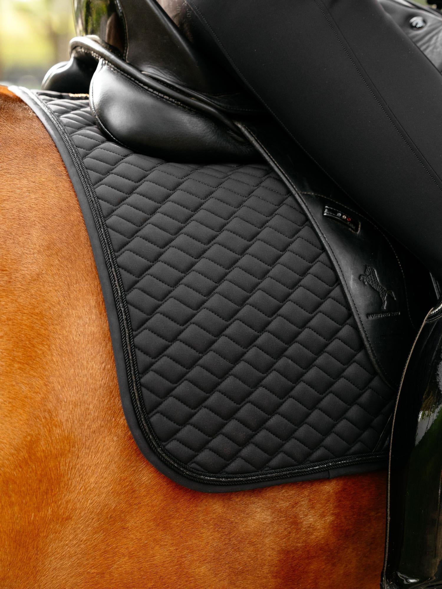 LeMieux Brilliance Dressage Saddle Pad-English Saddle Pad-LeMieux-White-Evolution Equestrian Co.