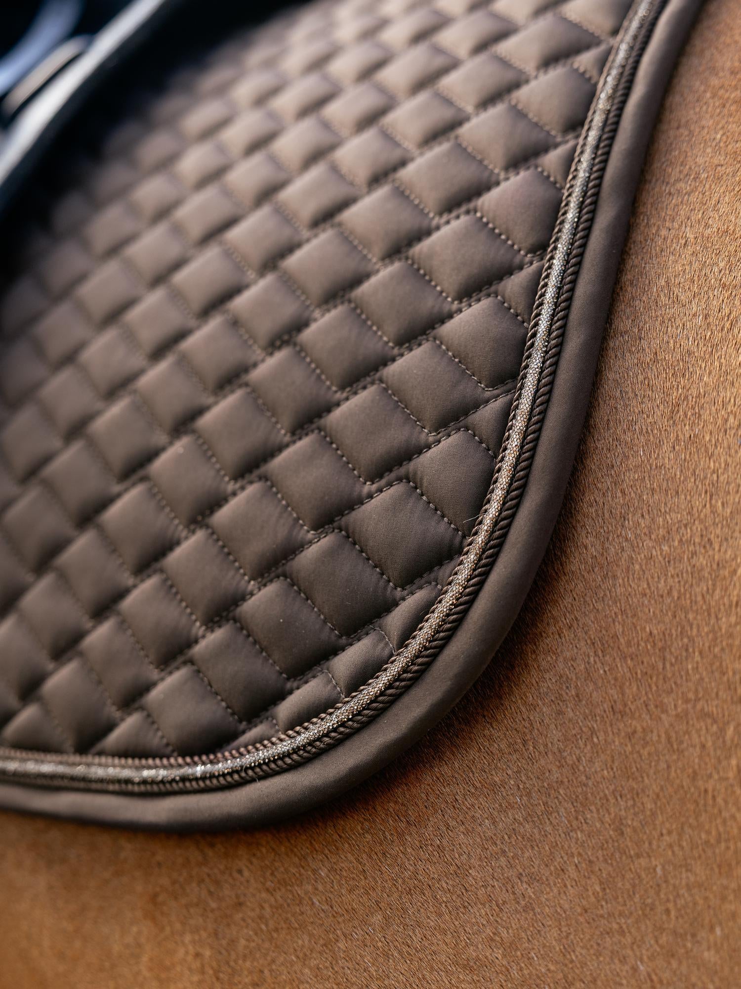LeMieux Brilliance Dressage Saddle Pad-English Saddle Pad-LeMieux-White-Evolution Equestrian Co.