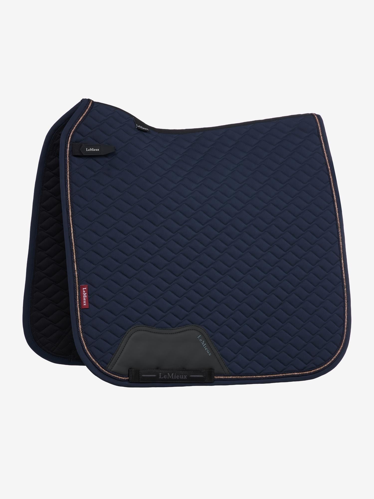 LeMieux Brilliance Dressage Saddle Pad-English Saddle Pad-LeMieux-Navy-Evolution Equestrian Co.
