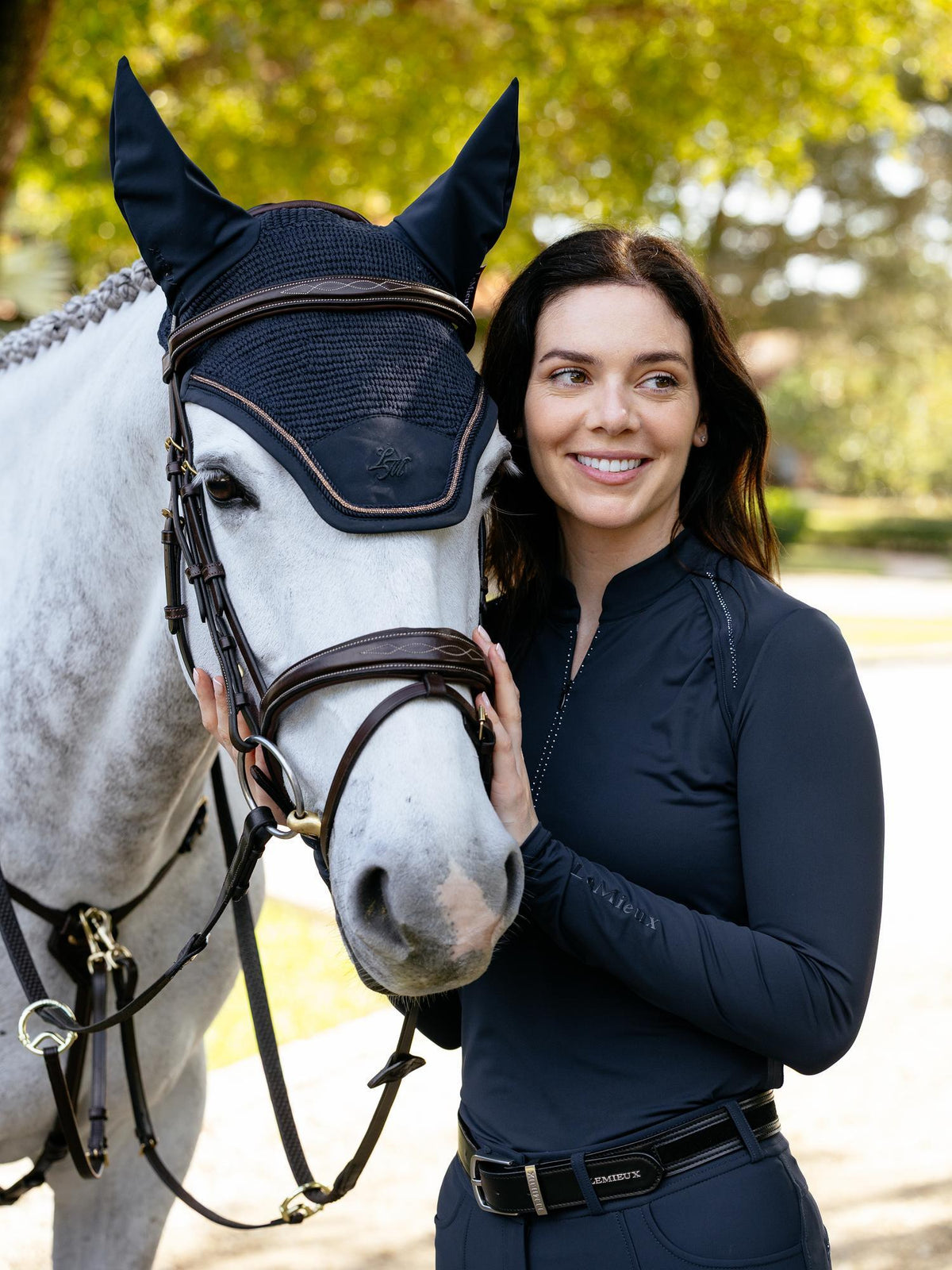 LeMieux Brilliance Fly Bonnet-English Accessories-LeMieux-Medium (Cob)-Evolution Equestrian Co.