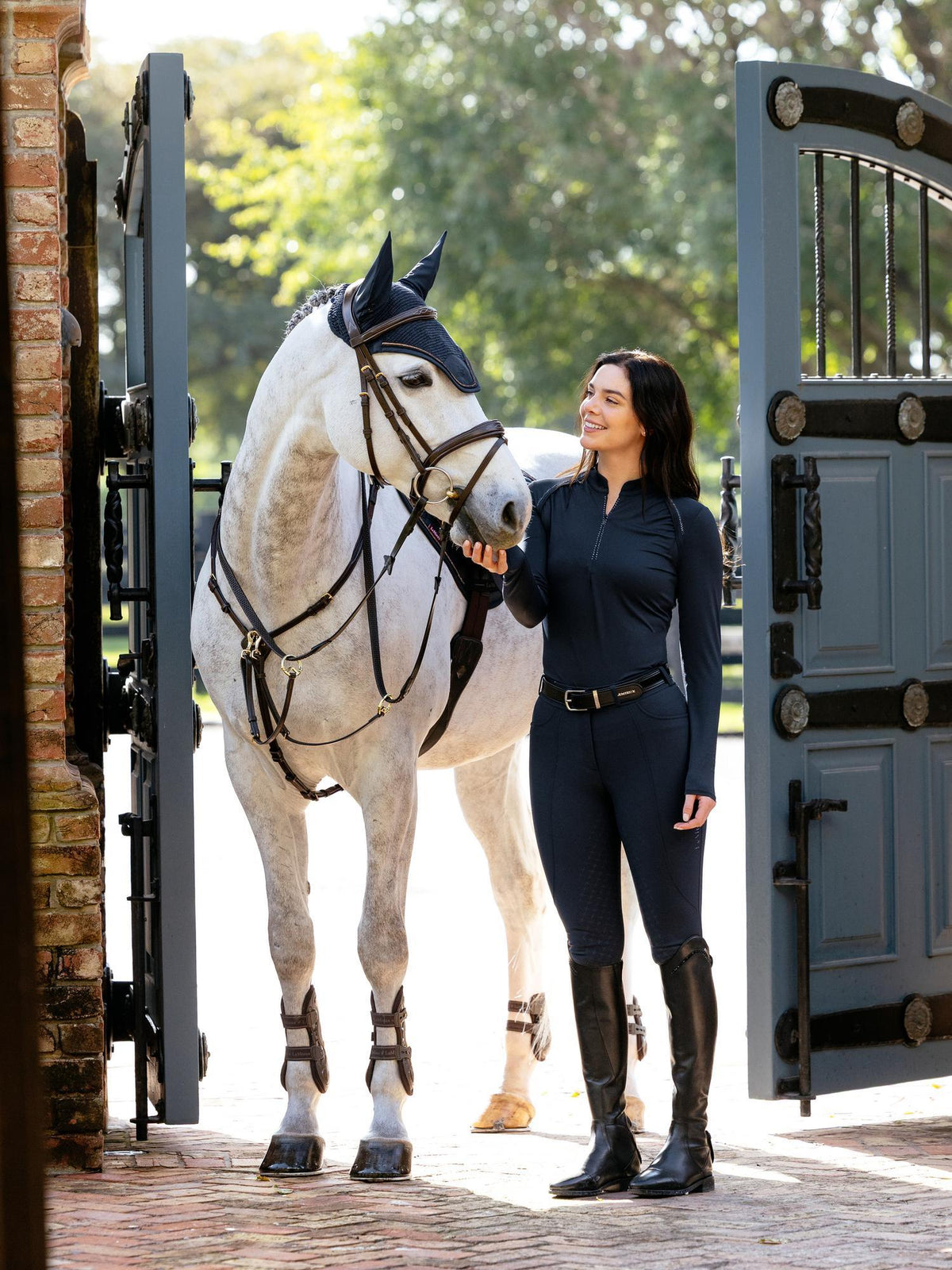LeMieux Brilliance Fly Bonnet-English Accessories-LeMieux-Medium (Cob)-Evolution Equestrian Co.