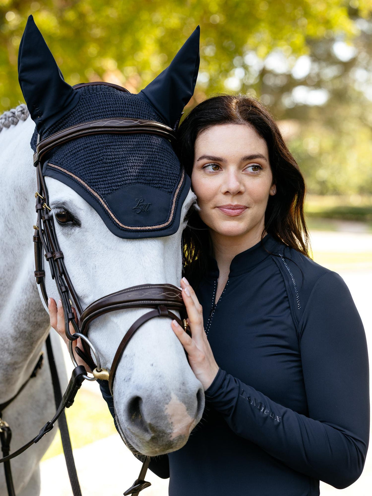 LeMieux Brilliance Fly Bonnet-English Accessories-LeMieux-Medium (Cob)-Evolution Equestrian Co.