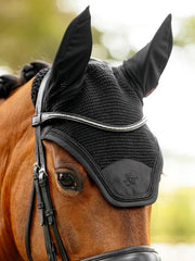 LeMieux Brilliance Fly Bonnet-English Accessories-LeMieux-Black-Medium (Cob)-Evolution Equestrian Co.