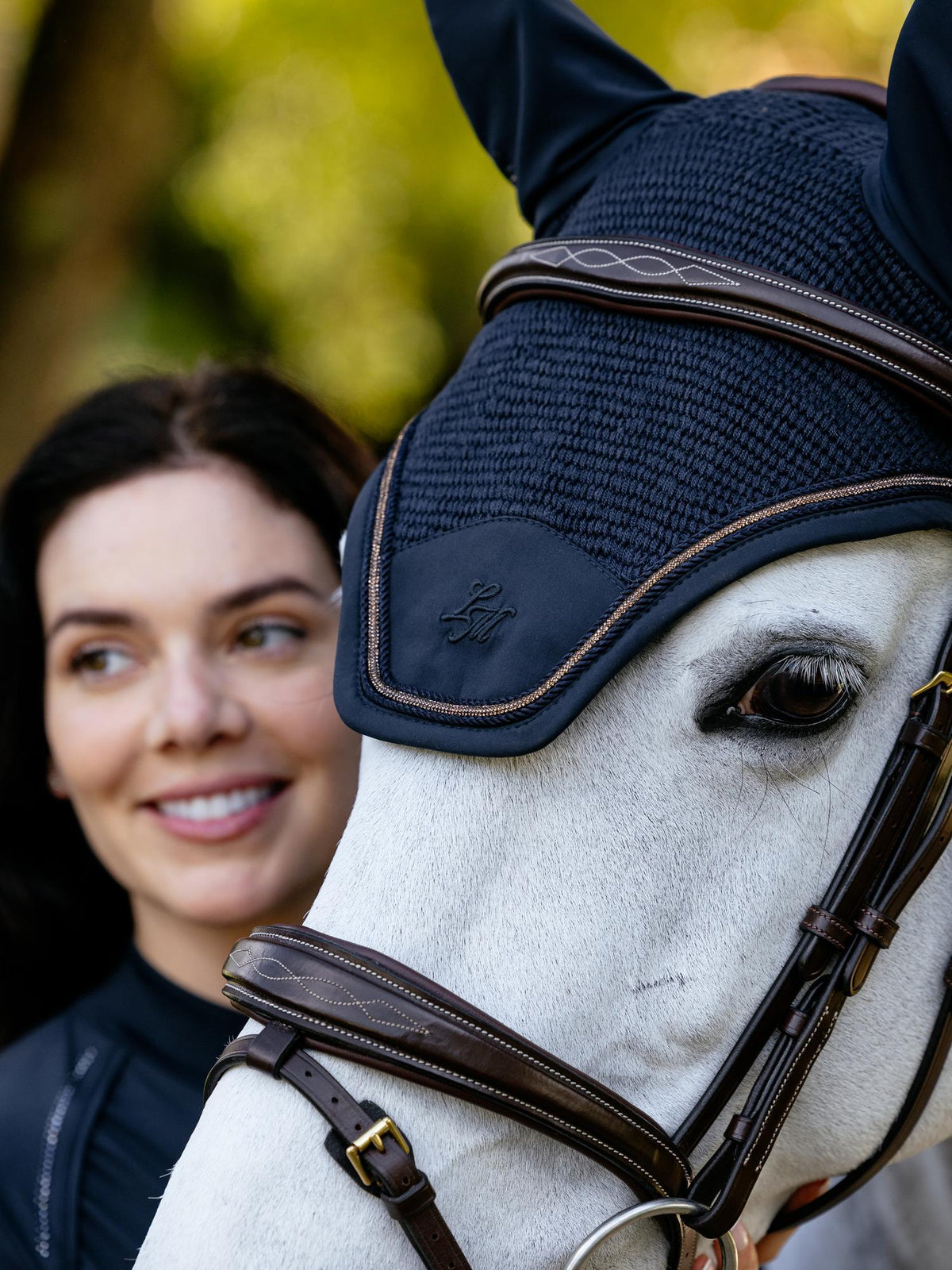 LeMieux Brilliance Fly Bonnet-English Accessories-LeMieux-Medium (Cob)-Evolution Equestrian Co.