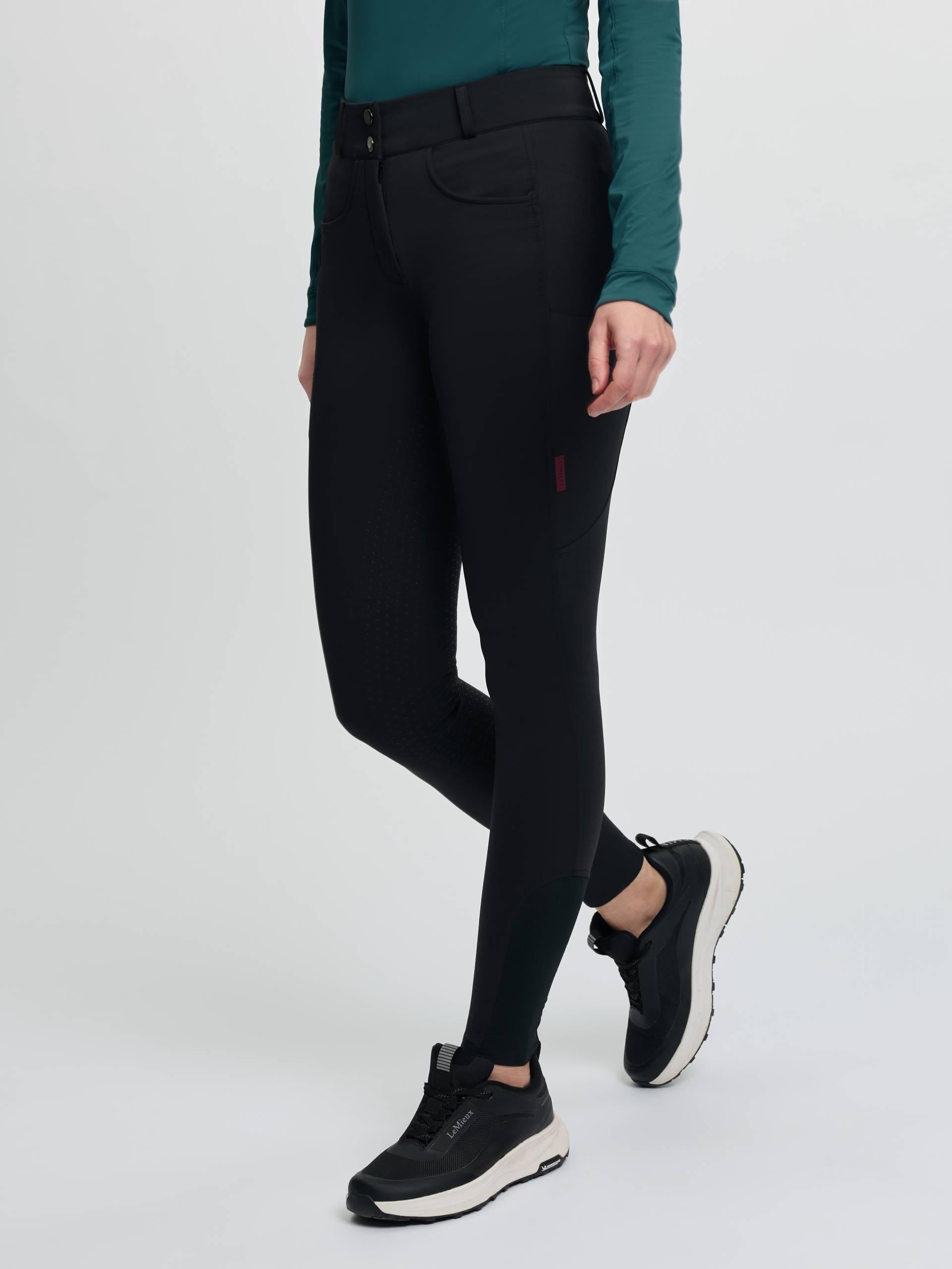 LeMieux Cami Sculpt Full Seat Breeches Black-Breeches-LeMieux-UK 8-Evolution Equestrian Co.