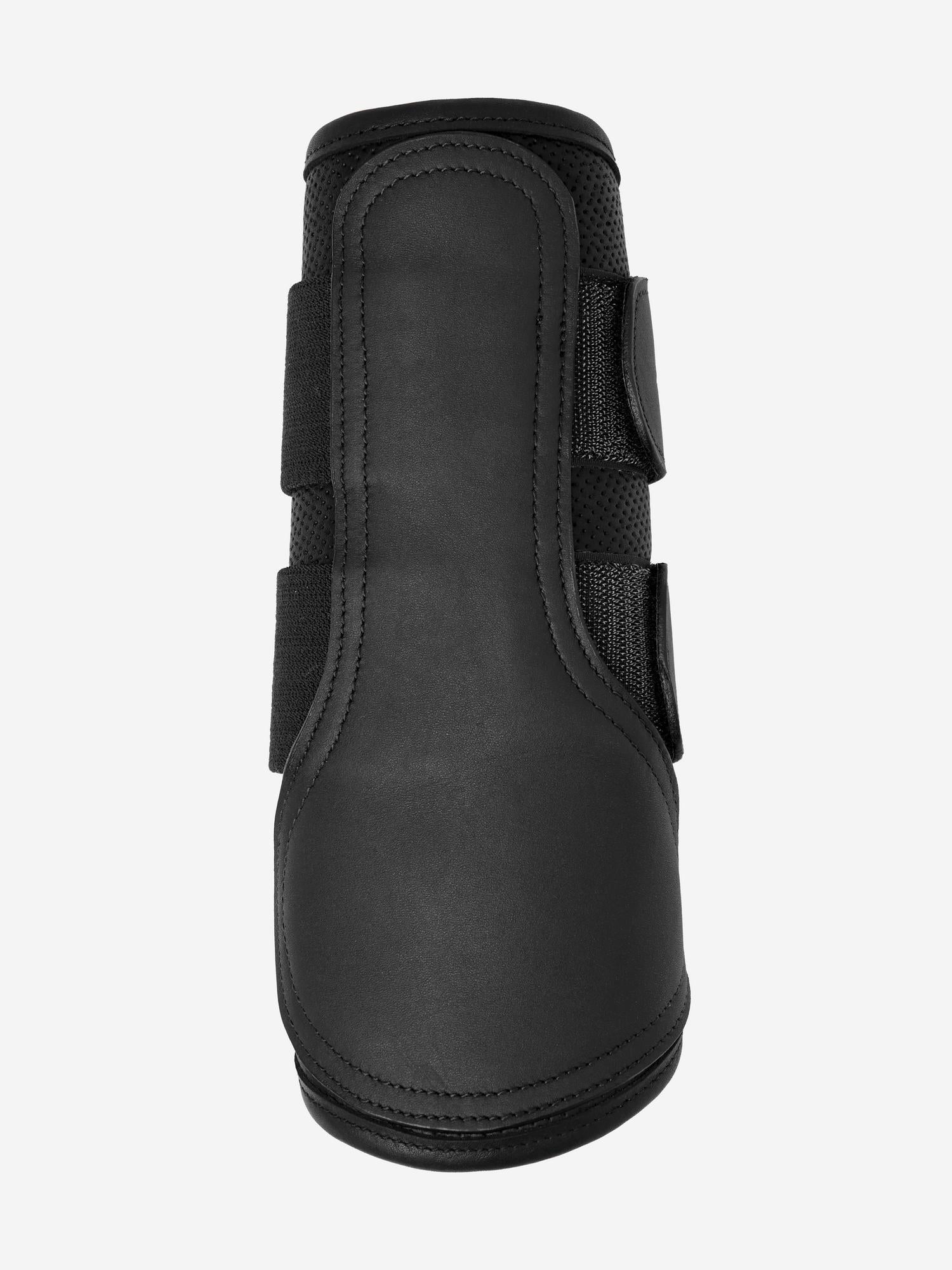 LeMieux Capella Leather Brushing Boots-Horse Boots-LeMieux-Black-Medium-Evolution Equestrian Co.