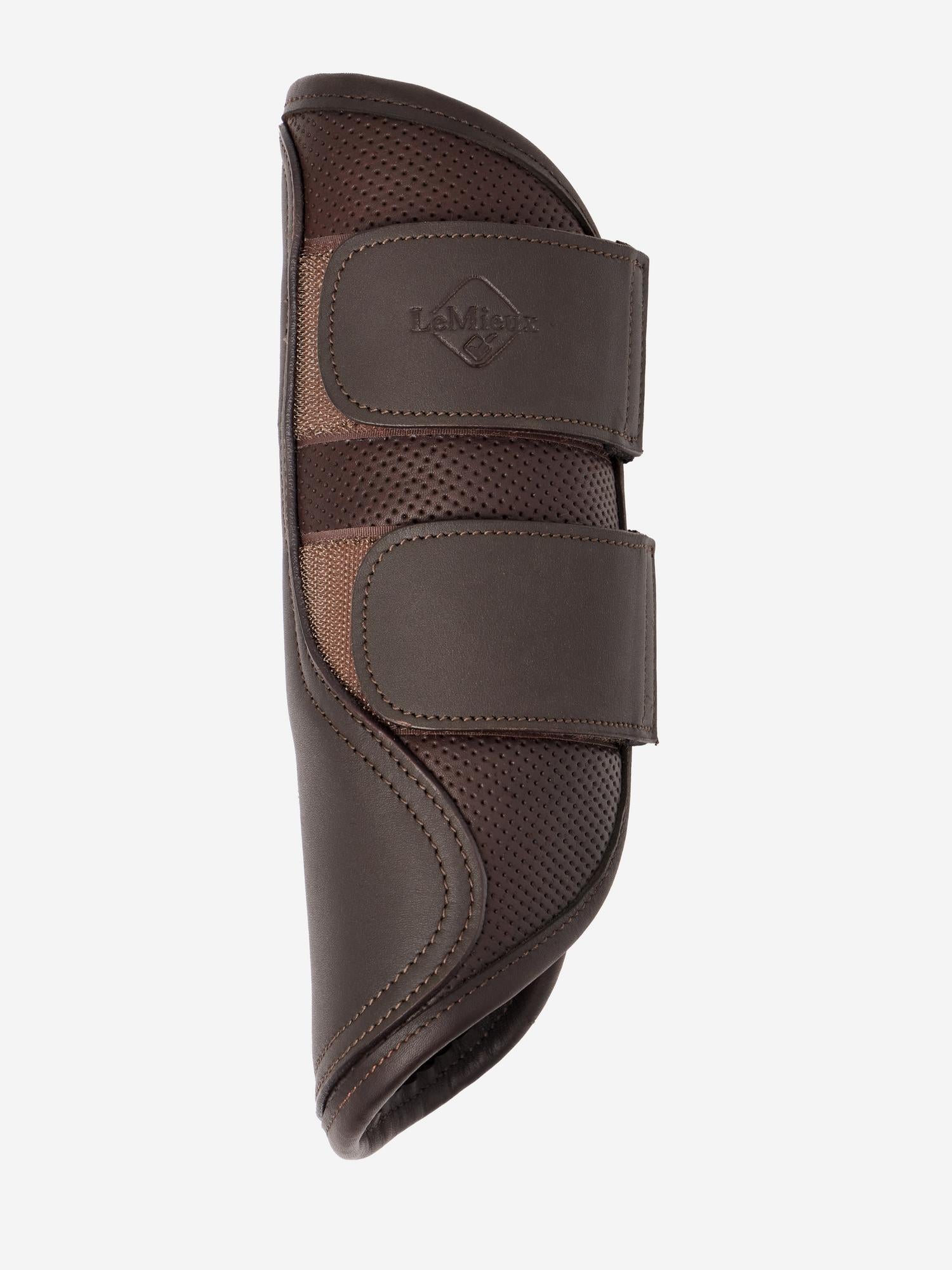 LeMieux Capella Leather Brushing Boots-Horse Boots-LeMieux-Black-Medium-Evolution Equestrian Co.