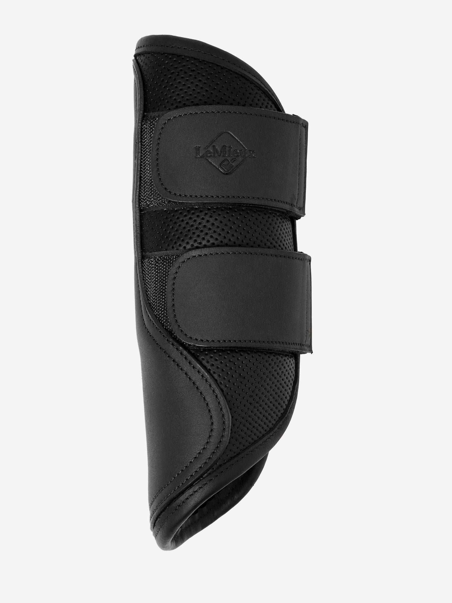 LeMieux Capella Leather Brushing Boots-Horse Boots-LeMieux-Black-Medium-Evolution Equestrian Co.