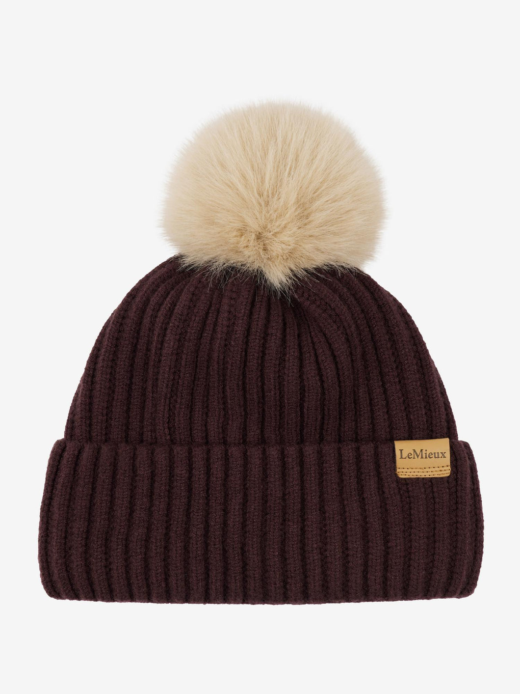 LeMieux Clara Rib Beanie-Hat-LeMieux-Damson-Small/Medium-Evolution Equestrian Co.