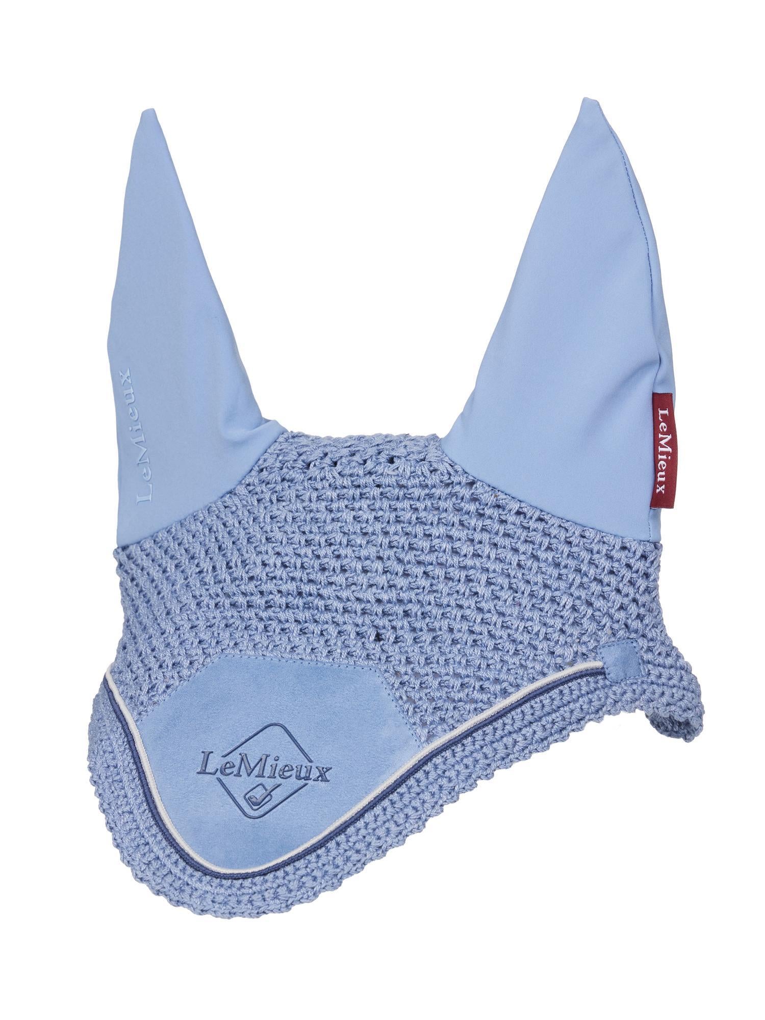 LeMieux Classic Fly Bonnet Powder Blue-Bonnet-LeMieux-Medium-Evolution Equestrian Co.