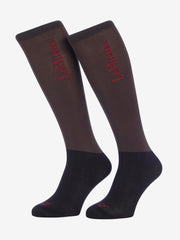 LeMieux Competition Socks Cinder Twin Pack-Socks-LeMieux-Small-Evolution Equestrian Co.