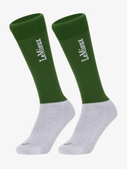 LeMieux Competition Socks Twin Pack Hunter Green-Socks-LeMieux-Small-Evolution Equestrian Co.