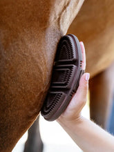 Load image into Gallery viewer, LeMieux Cranberry Flexi Curry Comb-Horse Brush-LeMieux-Evolution Equestrian Co.

