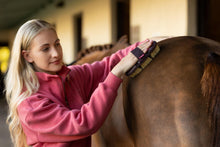 Load image into Gallery viewer, LeMieux Cranberry Flexi Scrubbing Brush-Horse Brush-LeMieux-Evolution Equestrian Co.
