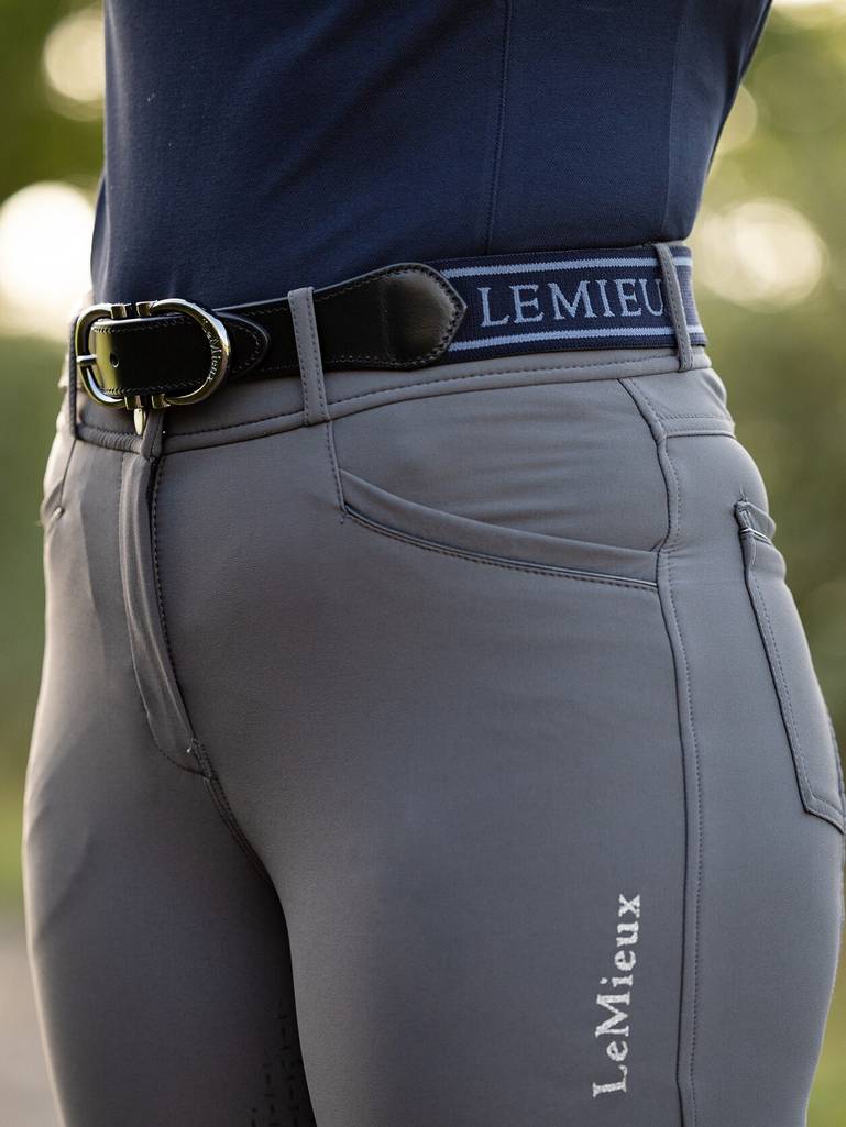 LeMieux Elasticated Navy Belt-Belts-LeMieux-XSmall-Evolution Equestrian Co.
