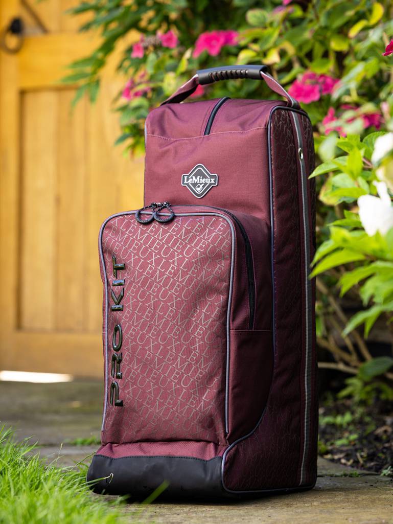 LeMieux Elite Pro Boot and Hat Bag-Stable Supplies-LeMieux-Black-Evolution Equestrian Co.