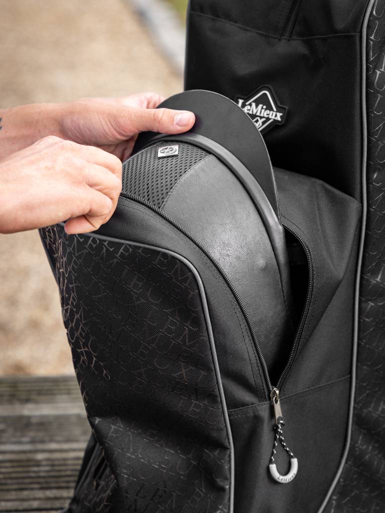 LeMieux Elite Pro Boot and Hat Bag-Stable Supplies-LeMieux-Black-Evolution Equestrian Co.