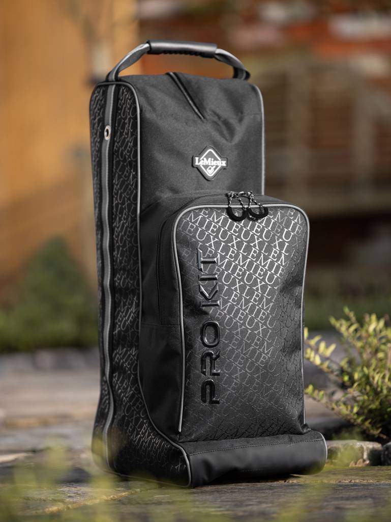 LeMieux Elite Pro Boot and Hat Bag-Stable Supplies-LeMieux-Black-Evolution Equestrian Co.