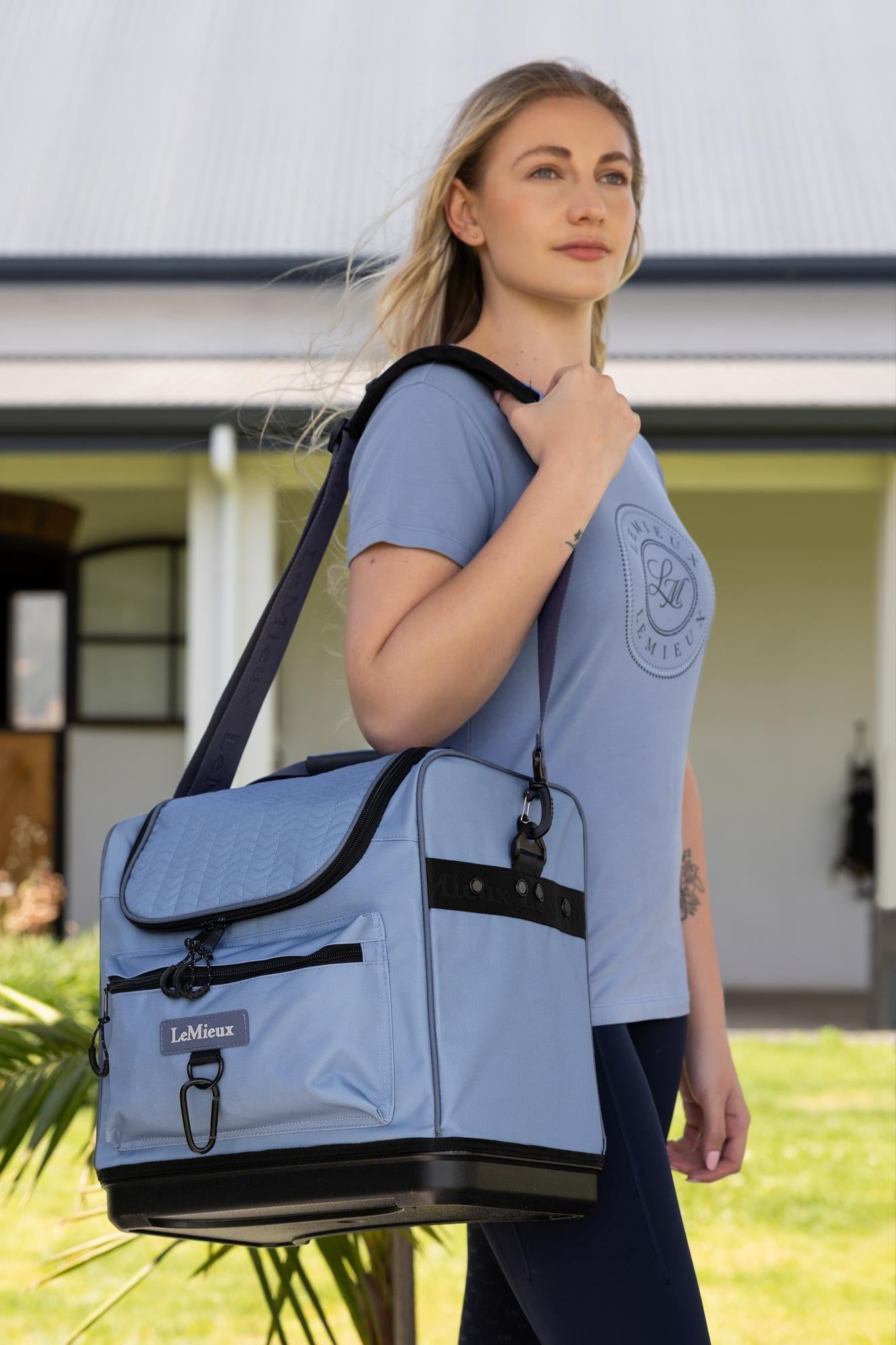 LeMieux Elite Pro Grooming Bag Powder Blue-For the Rider-LeMieux-Evolution Equestrian Co.