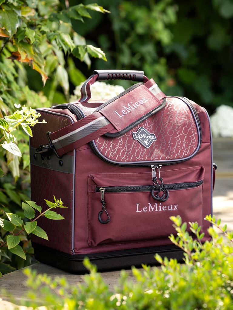 LeMieux Elite Pro Grooming Bag-Stable Supplies-LeMieux-Burgundy-Evolution Equestrian Co.