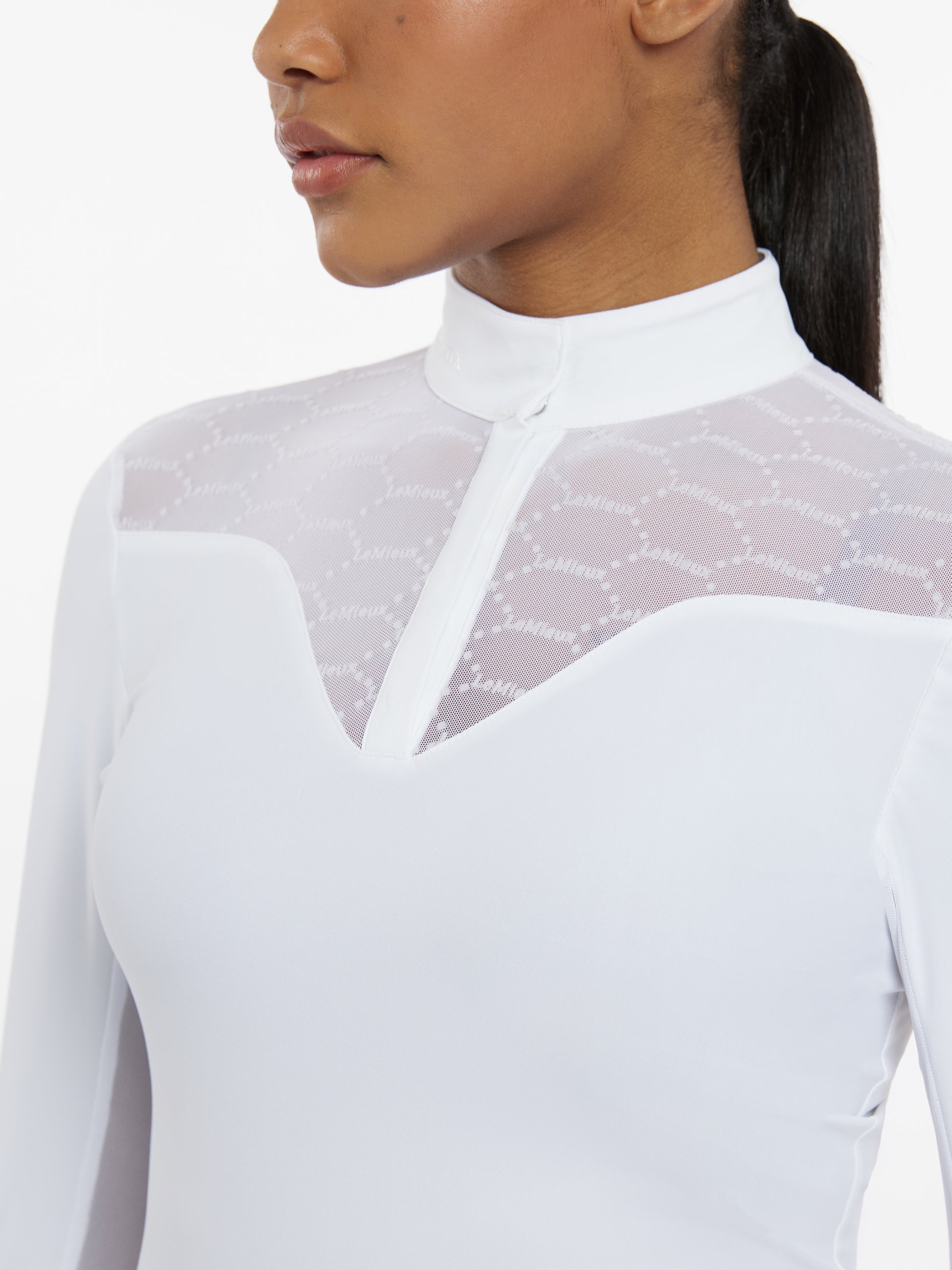 LeMieux Emily Long Sleeve Show Shirt-Show Shirts-LeMieux-Large / 10 US / 14 UK-Evolution Equestrian Co.