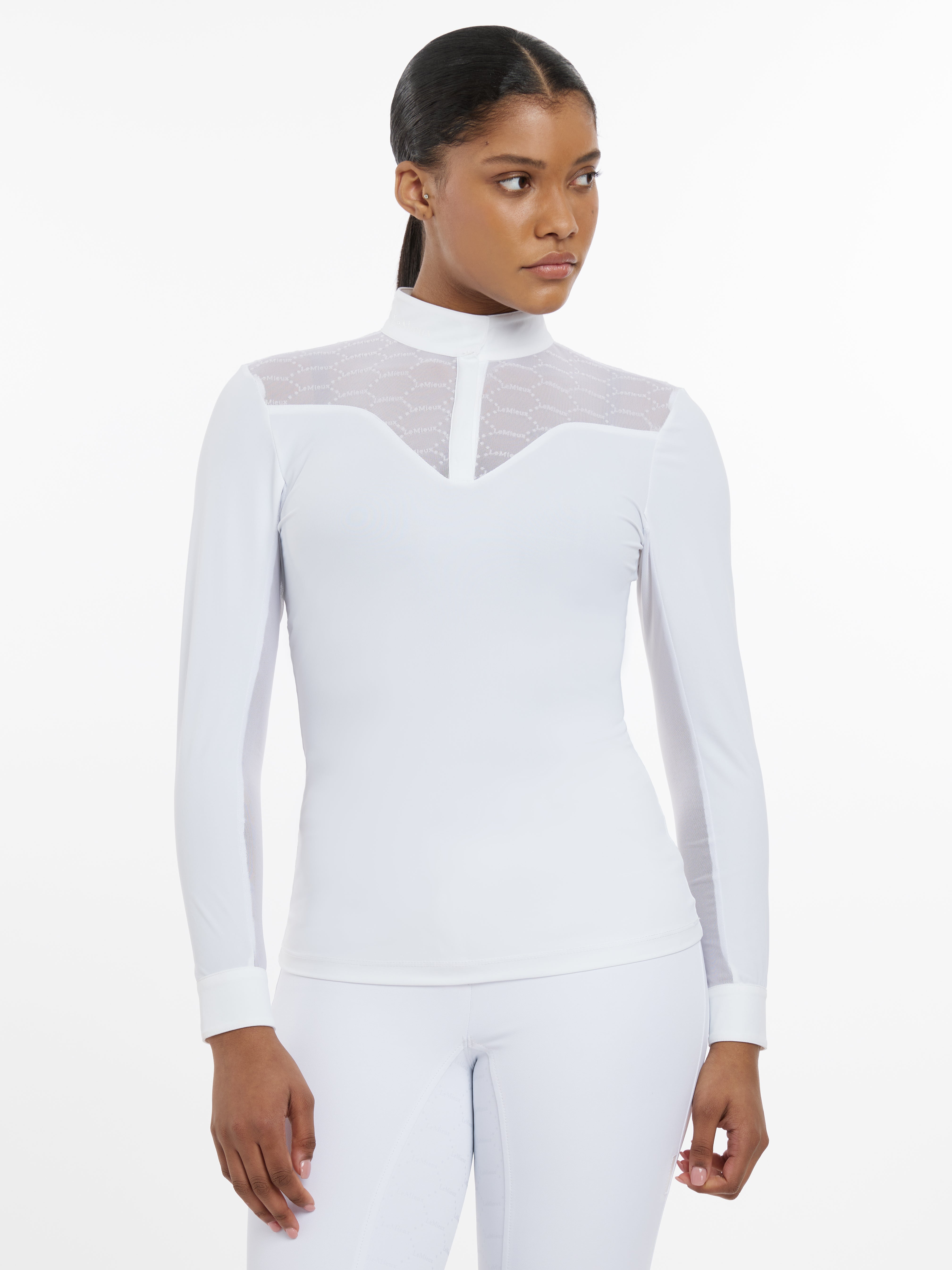 LeMieux Emily Long Sleeve Show Shirt-Show Shirts-LeMieux-XXSmall / 2 US / 6 UK-Evolution Equestrian Co.