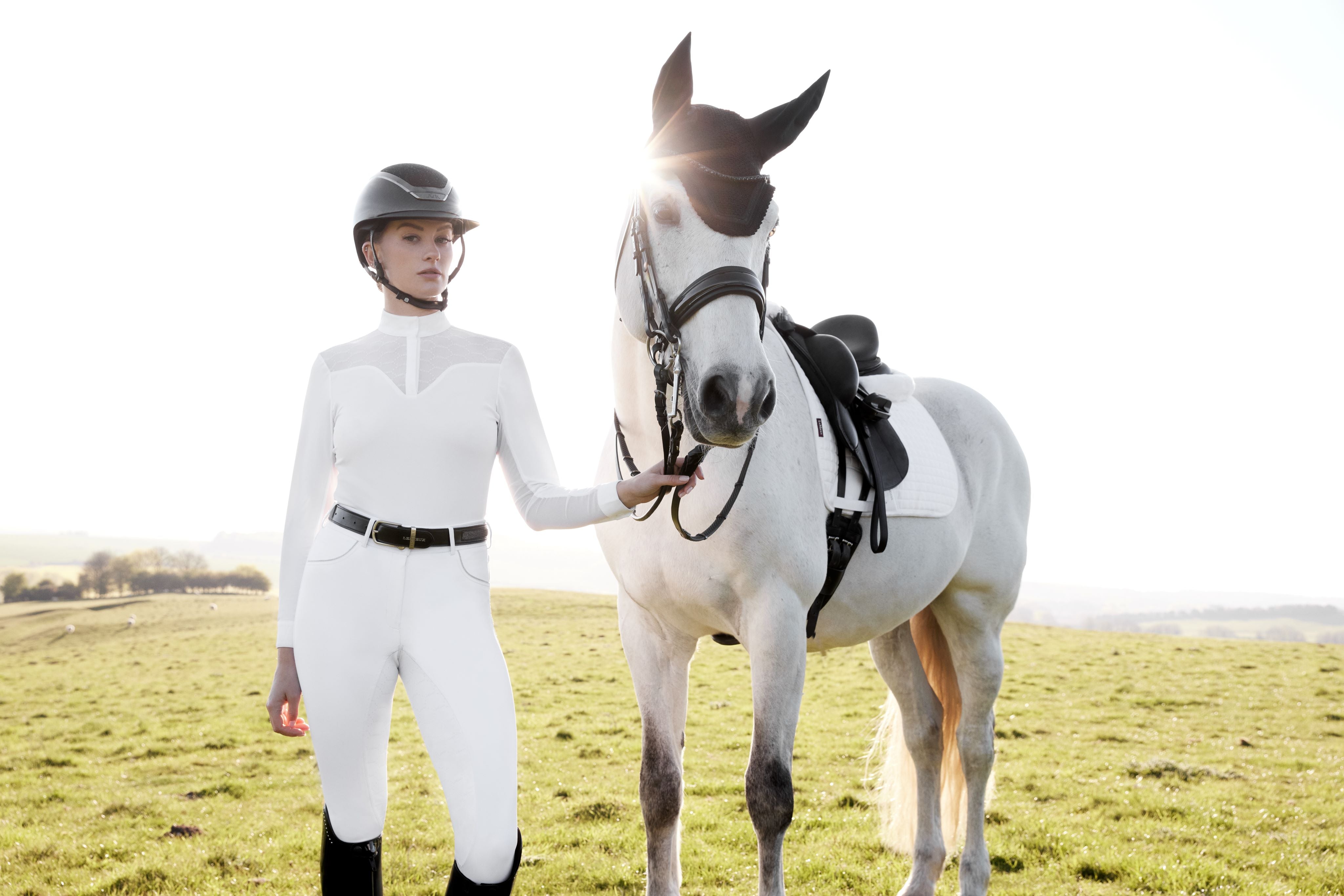 LeMieux Emily Long Sleeve Show Shirt-Show Shirts-LeMieux-XXSmall / 2 US / 6 UK-Evolution Equestrian Co.