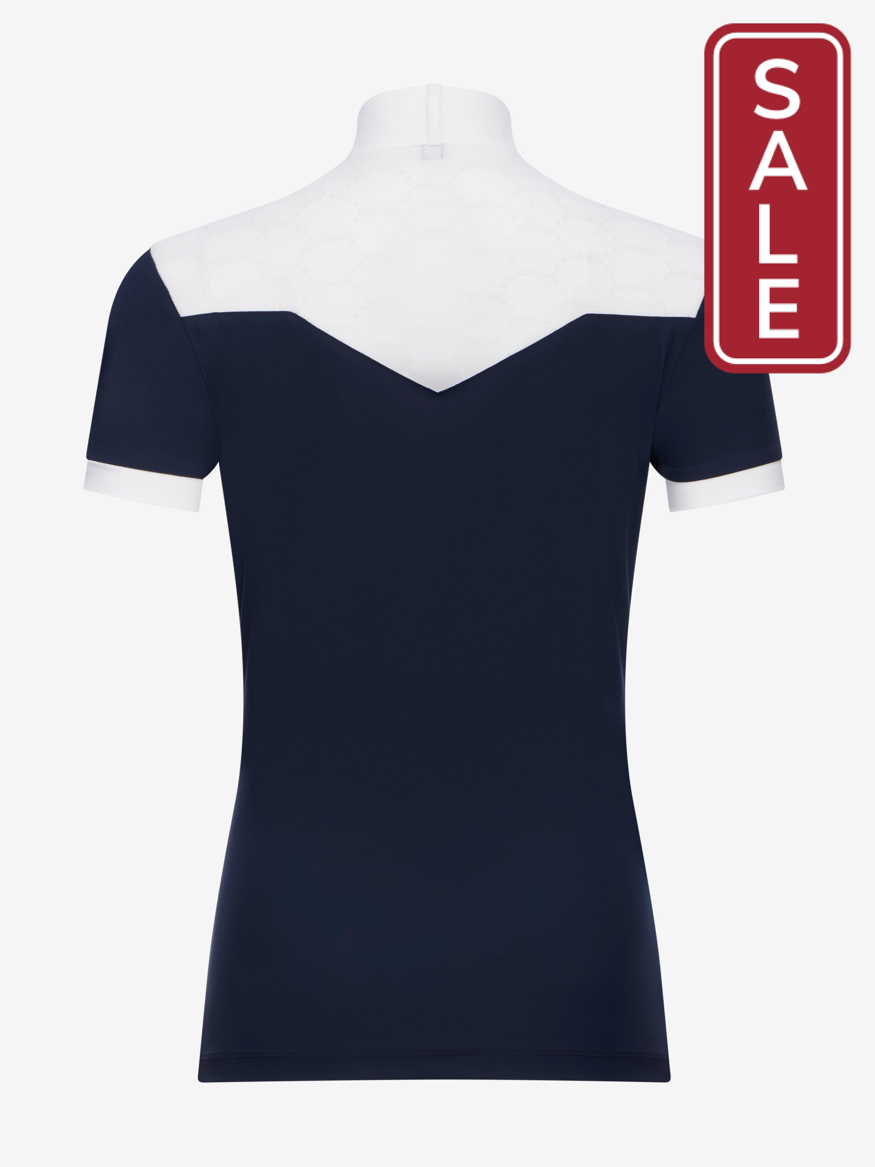 LeMieux Emily Short Sleeve Show Shirt-Show Shirts-LeMieux-Large / 10 US / 14 UK-Evolution Equestrian Co.