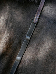LeMieux Ergo Grip Rubber Reins-English Reins-LeMieux-Black-Evolution Equestrian Co.